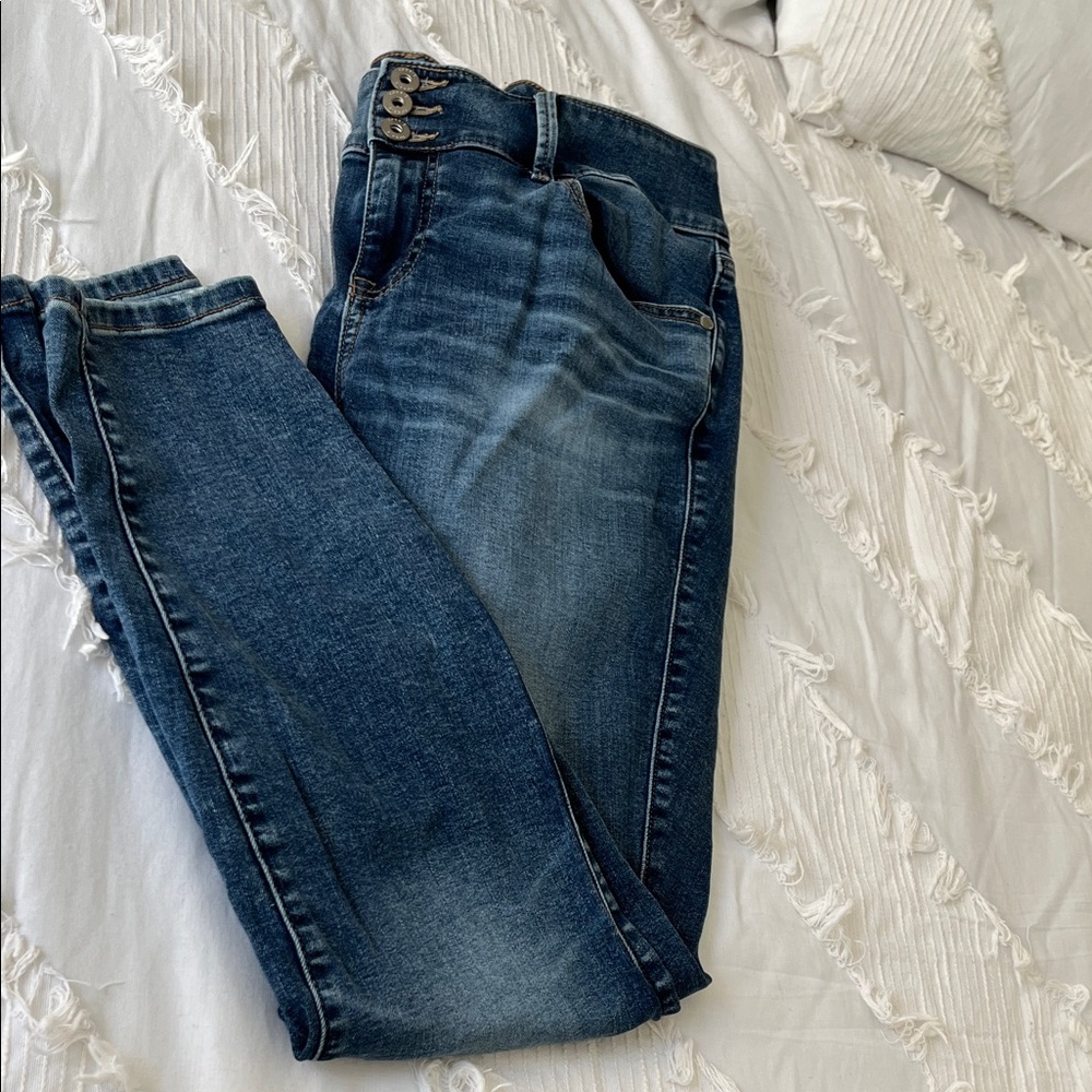 Torrid Dark Blue Skinny Jeans